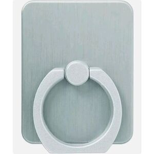 Cell Phone Kickstand & Ring Holder Metallic Silver Rotating Kickstand NEW